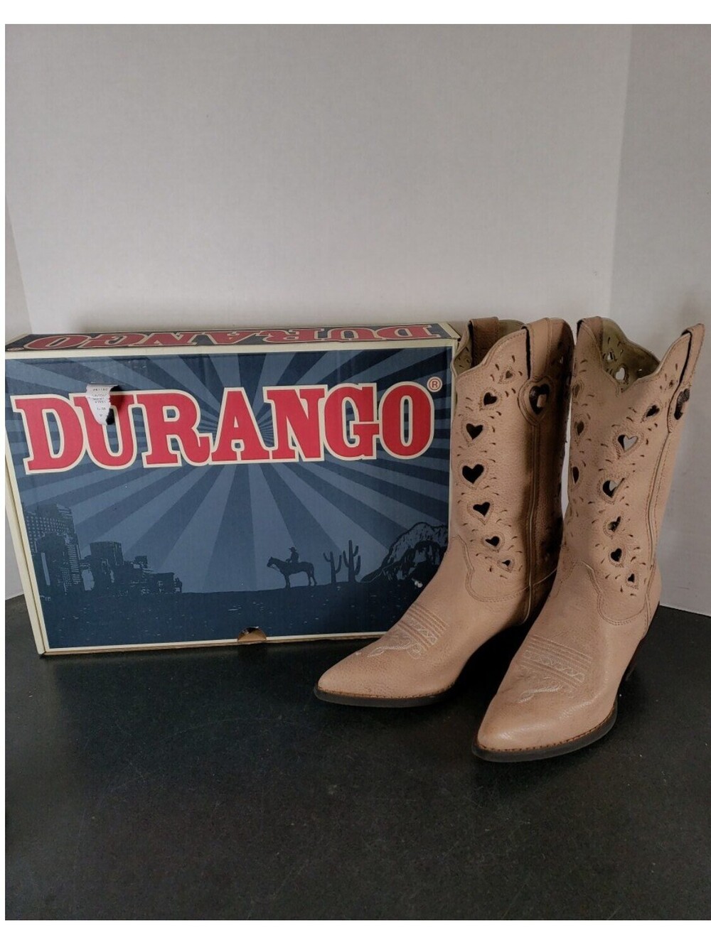 Durango Women's Crush RD3421 Tan Leather Western Cowboy Boots Size 6M